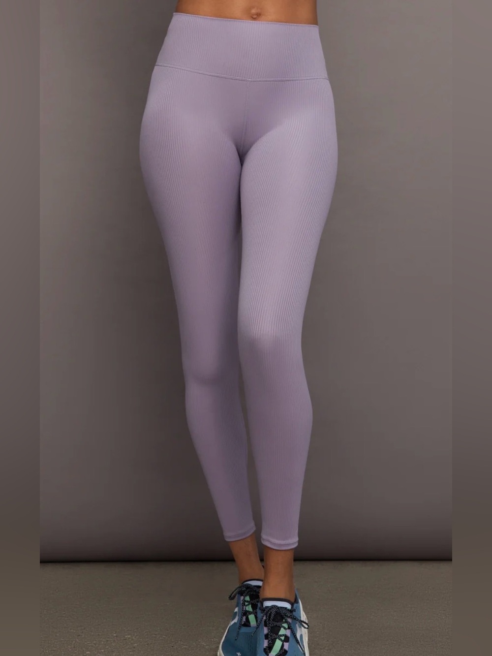 Carbon38 High Rise Ribbed Melt Leggings